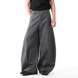 AIDASE  -  American Retro Tailored Design Casual Pants Men's Loose Wide Leg Suit Trousers Trendy Brand Slimming Knife Edge aidase-shop