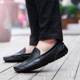AIDASE  -  Men's Casual Shoes Lightweight Walking Sneakers Male Casual Business Leather Shoes Men Boat Shoes aidase-shop