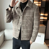 Aidase Male Coats Slim Fit High Quality Men's Wool & Blends Jackets Vintage Joker Harajuku Casual Luxury Designer Cheap Clothes Offer aidase-shop