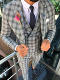 AIDASE  -  New Men Suit Hot Wedding Men's Suit Business Suit Stripe 3-Pieces Tailor-Made Groom Groomsman Formal Occasions Size Customized aidase-shop