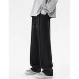 AIDASE  -  Gray Men's Autumn American High Street Heavy Sports Trendy Brand Straight Casual Wide-leg Trousers aidase-shop
