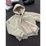 53.99Aidase American Style Trendy Personalized Thick Men and Women Retro Hooded Sweatshirt for Couples Loose Casual for Autumn and Winter aidase-shop