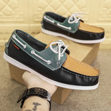 AIDASE  -  Popular Casual and Fashionable Sports Shoes PU European and American Lace Up Business Brand Le Fu Shoes Size 39-47 Men Shoes aidase-shop