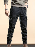 Aidase Trousers Man Motorcycle Slim Khaki Cargo Pants For Men Biker Autumn Loose Big Size Large Street Luxury Designer Oversize Emo aidase-shop