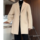 Aidase Big Size Long Winter Men's Coat Long Man Trench Coat Winter Warm Wool Men's Fashion Coat Top 2024 New Korean Reviews Clothes 5XL aidase-shop