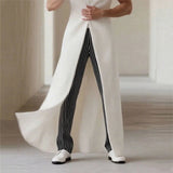 AIDASE  -  Men Striped Pants Elastic Waist Joggers Loose Casual Trousers Men Streetwear 2025 Fashion Male Straight Long Pants S-5XL aidase-shop