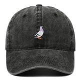 AIDASE  -  Spring New Pigeon Embroidered Water Washed Sunscreen Sun Hat for Men and Women Outdoor Sports Fishing Sunshade Baseball Hat aidase-shop