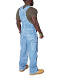 Aidase Vintage Patchwork Cargo Pants Mens Denim Overalls Spring Autumn   Oversize Romper Jeans Trousers Casual Jumpsuit Plus Size 5XL