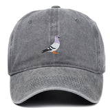 AIDASE  -  Spring New Pigeon Embroidered Water Washed Sunscreen Sun Hat for Men and Women Outdoor Sports Fishing Sunshade Baseball Hat aidase-shop