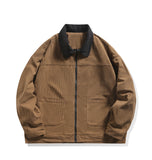 45.08Aidase New Jackets American Vintage High Street Zipper Jacket Men Autumn Winter Casual Male Oversize Loose Patchwork Corduroy Coat aidase-shop