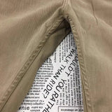 AIDASE  -  Pure Cotton Casual American Retro Faded Cleanfit Slim Fit Khaki een Work Pants Long Trousers Men Straight Cut Regular aidase-shop