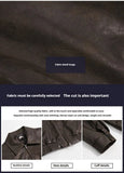 AIDASE  -  Mens Loose Fit Retro Short Leather Jacket Flared Collar Korean Style Trendy Distressed Coat Spring Fashion winter jacket men aidase-shop