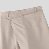 AIDASE  -  Men Irregular Shorts Solid Color Joggers Loose Casual Wide Leg Shorts Men Streetwear Summer Fashion Men Bottoms aidase-shop