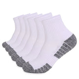AIDASE  -  6 pairs Outdoor sports socks Thickened towel bottomed hiking socks Sweat-absorbing short tube sports running socks Men Socks aidase-shop