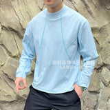 AIDASE  -  Outdoor Long Sve Base irt Qui Dry Moisture ng 3D Suture Cycling Series Men Women Autumn 2025 Stand Fit T-irt aidase-shop