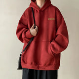 32.1Aidase New Suede Hooded Sweatshirts For Men Autumn Y2K Streetwear Printed Hoodies Hip Hop Fashion Retro Fleece Hoody Clothes aidase-shop