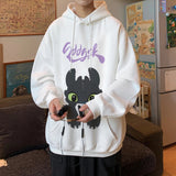 AIDASE  -  Trendy Printed Hoodie Casual Sweatshirt Street Unisex Long Sleeve Round Neck Multi-coloured Top aidase-shop