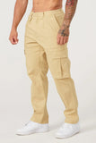 AIDASE  -  Autumn Men's Patchwork Solid Casual Loose Straight Trousers aidase-shop