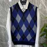 Aidase Unisex, New Autumn and Winter Warm Vest, Men's Stylish Slim-fit V-neck Sweater.stretch ，S-3XL Student Sweater aidase-shop