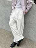 AIDASE  -  Fashionable Mens Stripe Print Trousers Summer Daily Leisure Breathable Loose Straight Bottoms For Men Vintage Pleated Pants aidase-shop