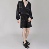 Aidase Mens Casual Satin Jacket Genderless 2024 Spring Summer New Fashion Thin Breathable Simple Soft Solid Color Jacket Unisex aidase-shop