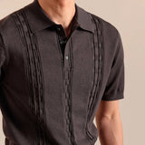 AIDASE  -  Summer Retro Collar Italy Polo Shirt Men Cotton Blend Short Sleeve Lightweight Breathable Casual Half Sleeve Top Knitted Tshirt aidase-shop