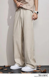 AIDASE  -  New Autumn Winter Casual Pants for Men Simple Loose Straight Retro Drapey Wide-leg Long aidase-shop