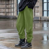 AIDASE  -  Men Irregular Pants Solid Color Joggers Elastic Waist Trousers Men Streetwear INCERUN Loose Fashion Casual Male Long Pants aidase-shop