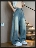 AIDASE  -  American Style Male Jeans Trendy Loose Casual Versatile Straight Trousers 2025 New Fashion Handsome Denim Pants 21E6610 aidase-shop
