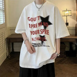 AIDASE  -  100℅ Cotton O Neck Men's T-shirt Tops Male Tees Shirts Y2k Chic Funny Party Basic Harajuku Wholesale Elastic Stylish Original aidase-shop