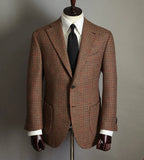 Aidase New Men Suits One Piece Blazer Single Breasted Stripes Plaid Cubes Tuxedo Slim Fit Jacket Wedding Formal Work Causal Tailored aidase-shop