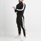 AIDASE  -  autumn and winter new casual men's sports suits, color matching men's clothing, casual suits hooded trendy sports aidase-shop