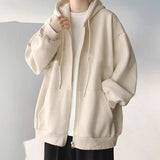 AIDASE  -  Cardigan hoodie jacket for men in spring and autumn new casual fashion brand autumn clothing men's hooded jacket sports jac aidase-shop