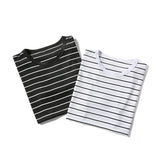 AIDASE  -  Summer Men Striped T-Shirt Short Sleeve T Shirt Men Streetwear Fashion Striped Tops Casual O Neck T-Shirt Man Tee Shirt aidase-shop