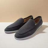AIDASE  -  Classic Suede Leather Loafers Men Casual Shoes Luxury Brand Mens Breathable Slip on Driving Shoes Moccasins aidase-shop