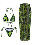 AIDASE  -  Sexy Three-piece Bikini Swimwear for Women Hot Spring Beach Fashionable And Advanced Elegant Underwear Set from Mainland Ch aidase-shop