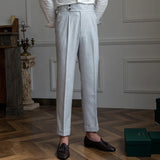 Aidase Italy Business Dress Pants Men High Quality Office Social Suit Pants Casual Wedding Groom Trousers Gray Pantaloni Uomo Casual aidase-shop