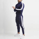AIDASE  -  autumn and winter new casual men's sports suits, color matching men's clothing, casual suits hooded trendy sports aidase-shop