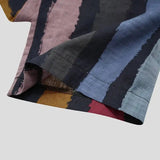 AIDASE  -  Men's Muslim Long Sleeve Cotton Striped Robes Islamic Arabian Kaftan Suit Middle East Dubai Abaya Retro Spring Clothing 2025 New aidase-shop