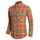 AIDASE  -  Loose Wrinkle-Free Men'S Streetwear Shirt Mens Fashion Casual Striped Linen Lapel Long Sleeve Shirt Top Blouse рубашка aidase-shop