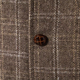 AIDASE  -  Stylish Plaid Woolen Mens Vest Jacket Vintage V Neck Button-up Sleeveless Waistcoats Spring Autumn Men Casual Outerwear aidase-shop