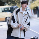 Aidase Fashionable Mountaineering Jacket Men in Spring Autumn American Contrasting Color Stitching High-end Trendy Loose Casual Jacket aidase-shop