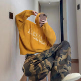 AIDASE  -  Unisex Knitting Hoodies Autumn Winter New Retro Lazy Sweater Hooded Heavyweight Soft Cozy Loose Drapey Men's Knit Outerwear aidase-shop