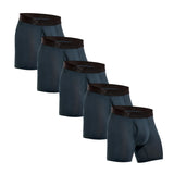 AIDASE  -  5pcs Front opening Boxers man polyester underpants men underwear sexy Men's panties gifts Mens boxer shorts calecon aidase-shop
