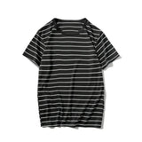 AIDASE  -  Summer Men Striped T-Shirt Short Sleeve T Shirt Men Streetwear Fashion Striped Tops Casual O Neck T-Shirt Man Tee Shirt aidase-shop