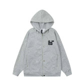 44.69Aidase Korean High Street Hooded Sweatshirt for Men Spring and Autumn New Y2K Trendy Loose Retro Zipper Cardigan Jacket for Men aidase-shop