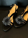 AIDASE  -  Fashion Sexy Hollow Out Strange Style Female Shoes Woman Sandals Summer Crystal Flower Decoration High Heel Ladies Slippers aidase-shop