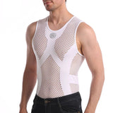 AIDASE  -  Motorcycle Slippery Clothes Summer Cycling Elastic Inner Vest Mesh Breathable Quick Drying for Men Hygroscopic Sweat Releasing aidase-shop
