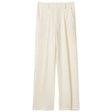 AIDASE  -  Summer Thin Men's Wide Leg Pants Loose Slimming Business Casual Style High Waist Trousers Polyester Blend Four Seasons Wear aidase-shop