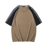AIDASE  -  Ice Silk Quick Dry Loose Fit round Neck Short Sleeve T-Shirt Sportswear Versatile Thin Summer Top for Men Fashion Urban Style aidase-shop
